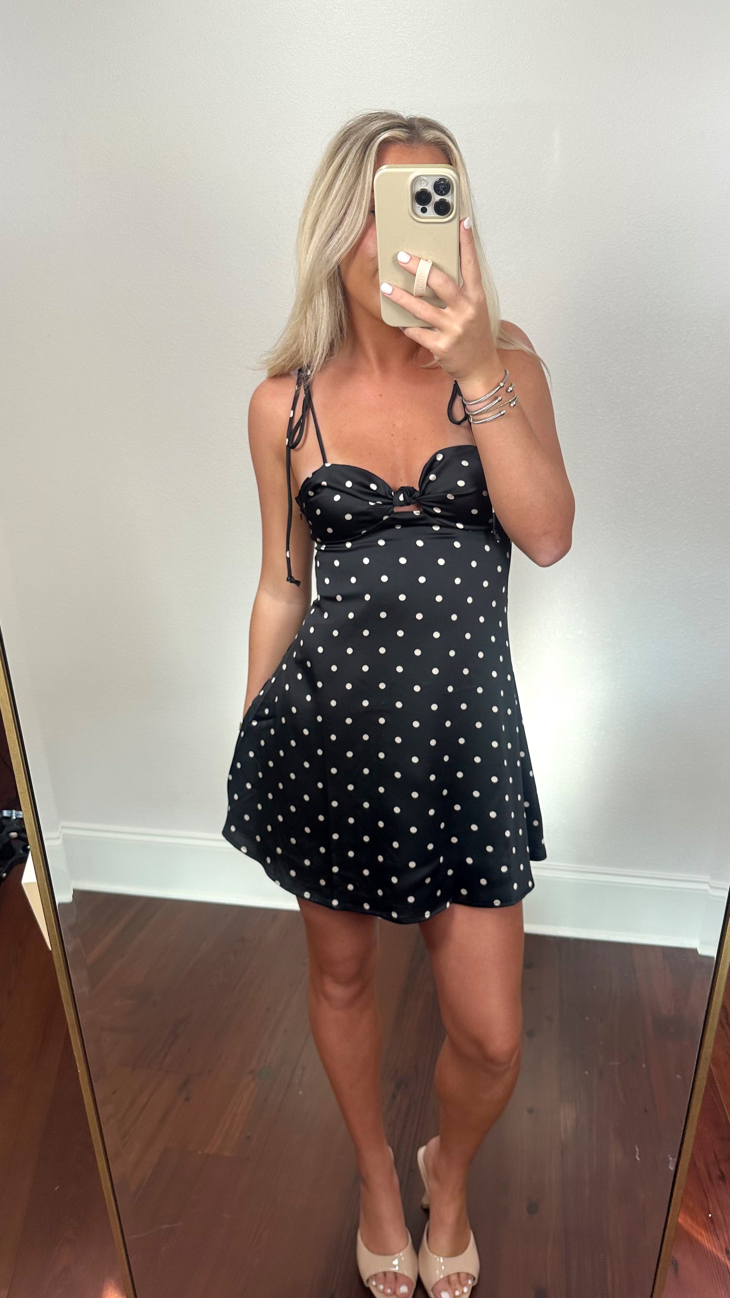 Oak Mini Dress- Polka Dots