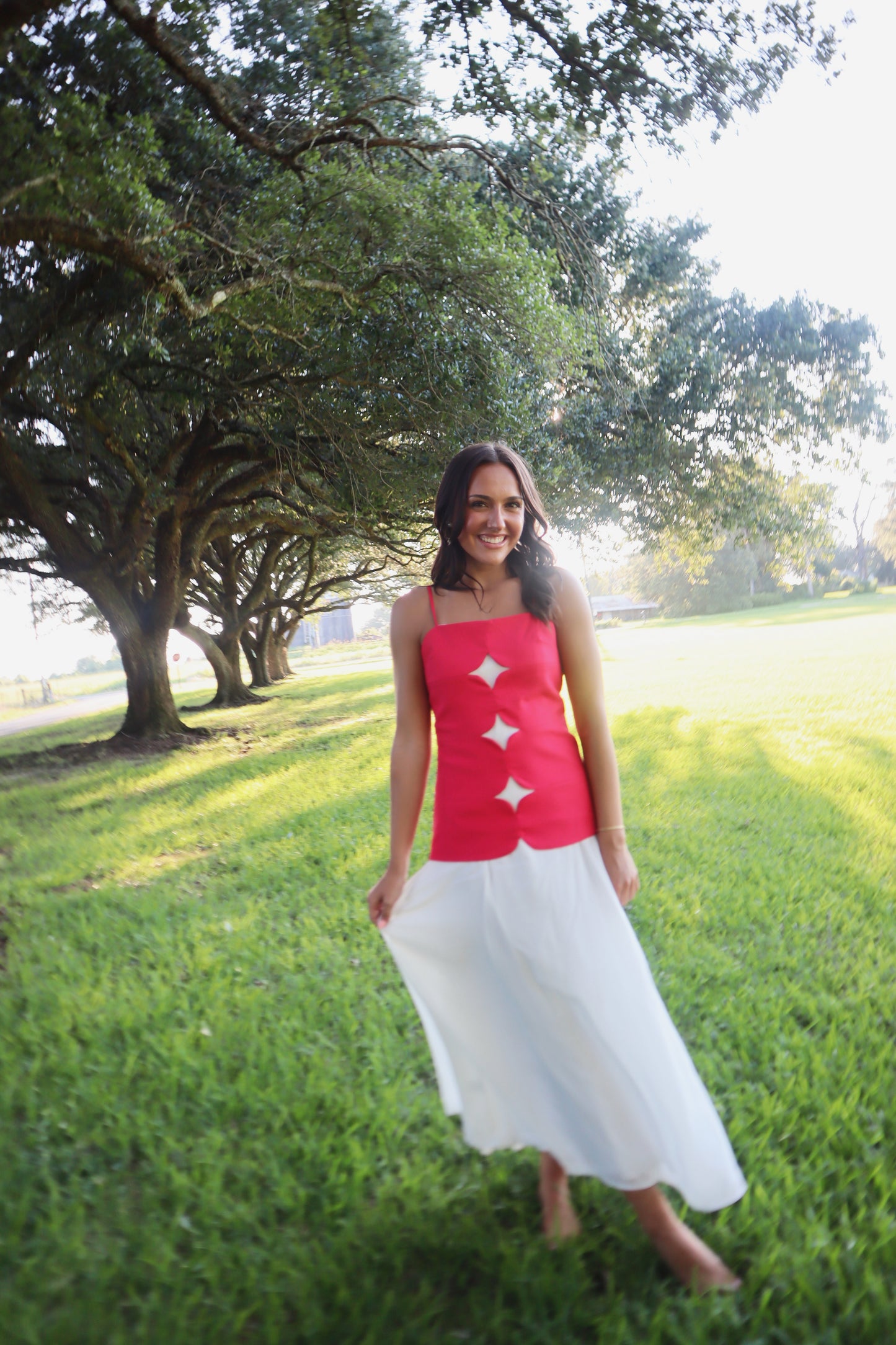 Starlet Maxi Dress- Red