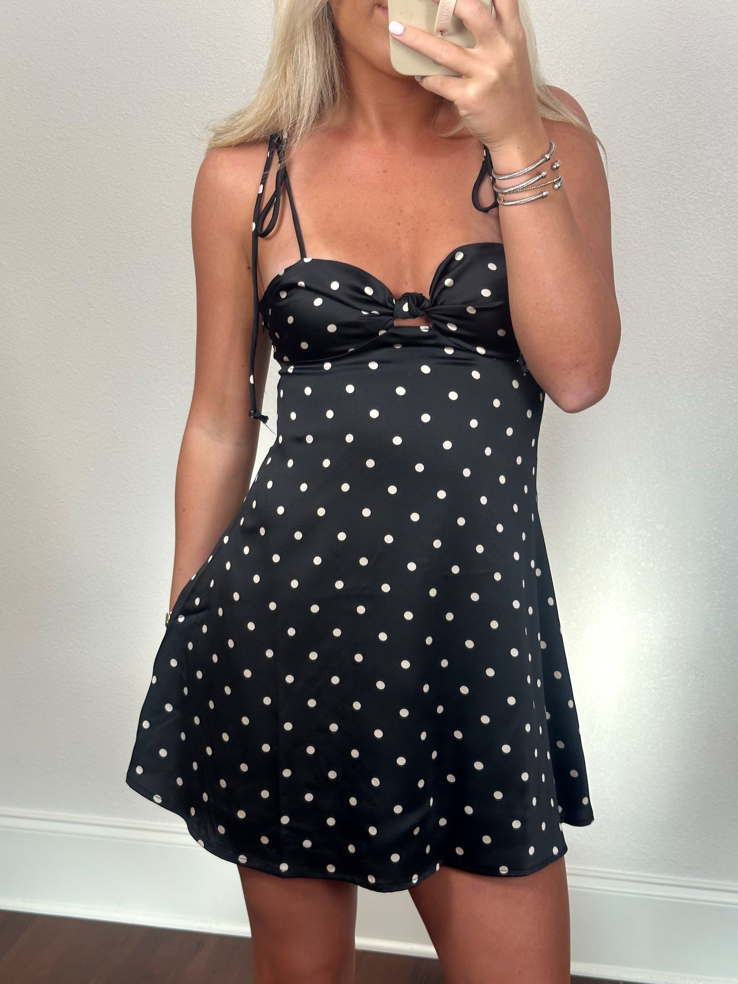 Oak Mini Dress- Polka Dots