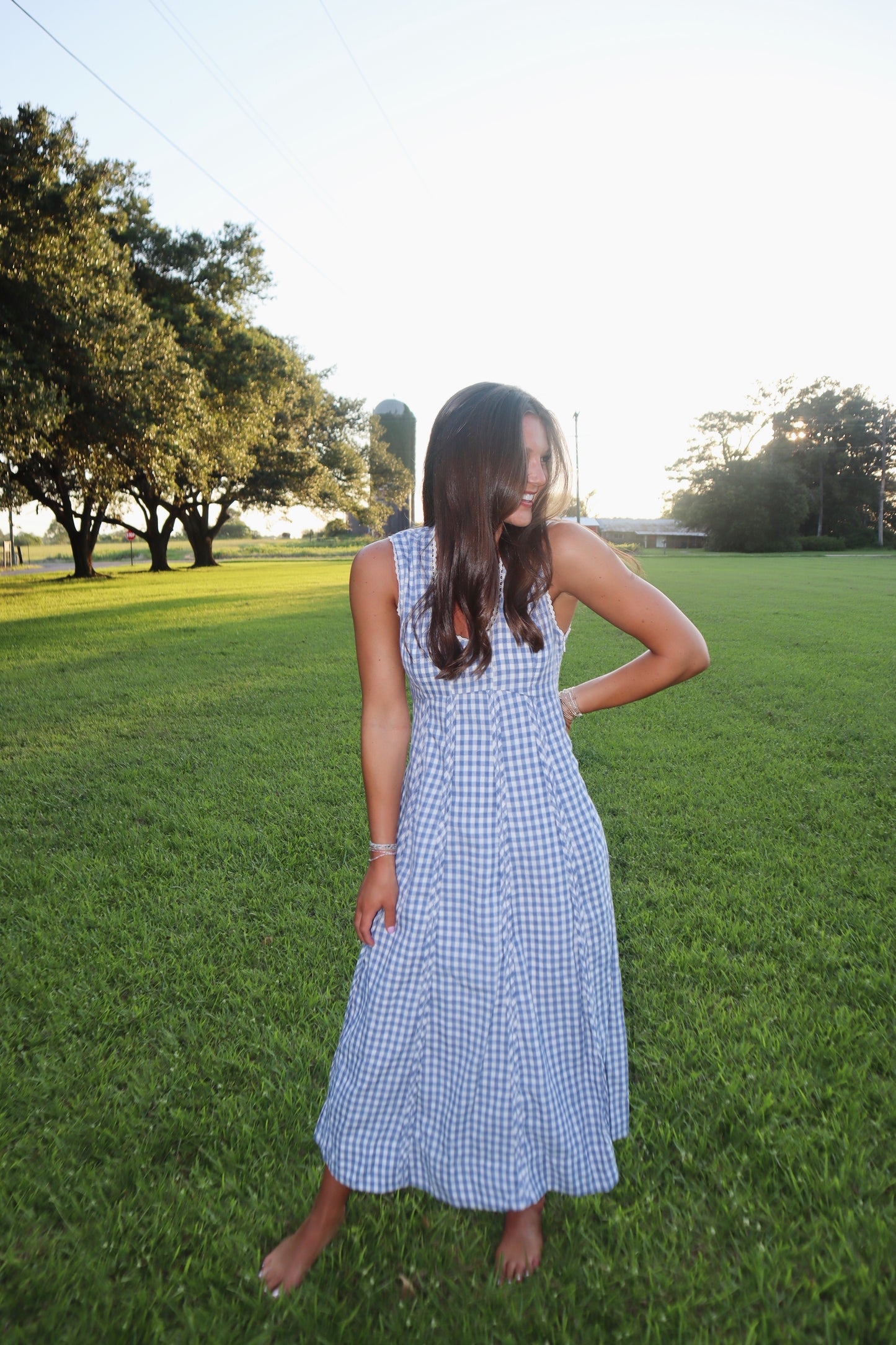 Americana Gingham Dress