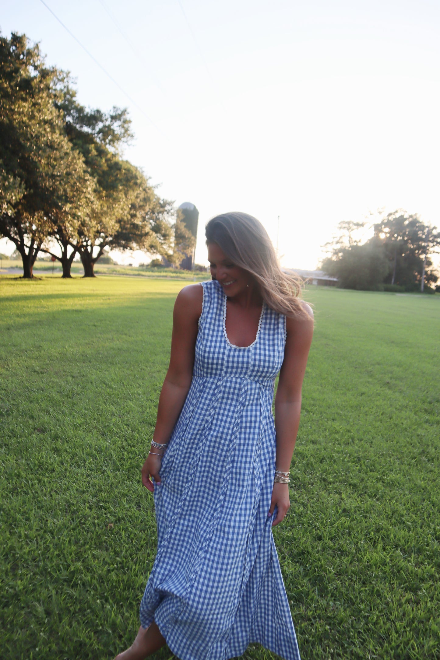 Americana Gingham Dress