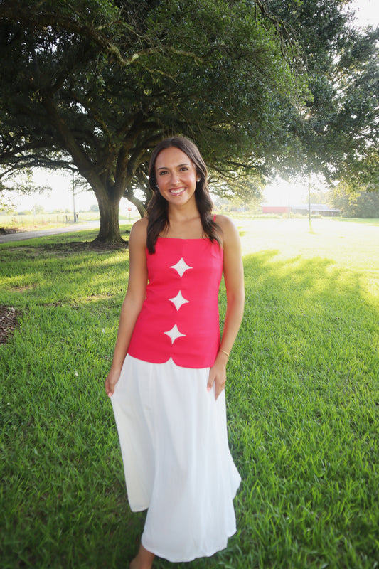 Starlet Maxi Dress- Red